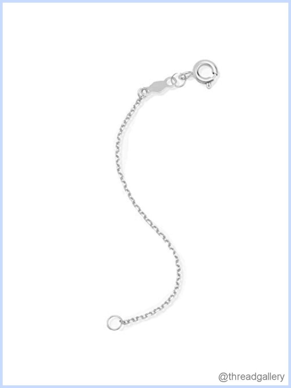 14K Solid Gold Cable Chain Necklace Extension 3 Inch